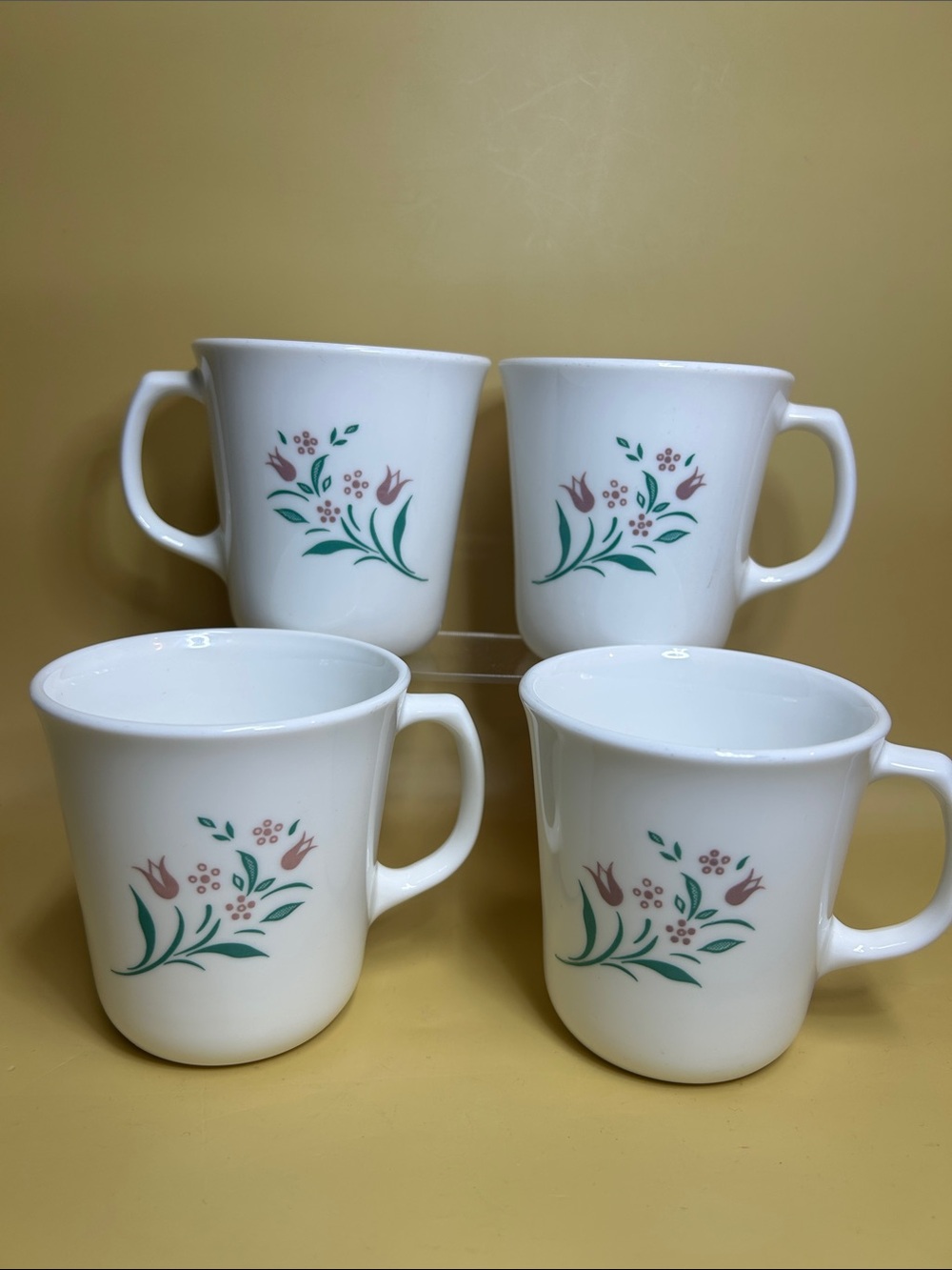 ROSEMARIE by corelle corning USA set of 4 coffee mug